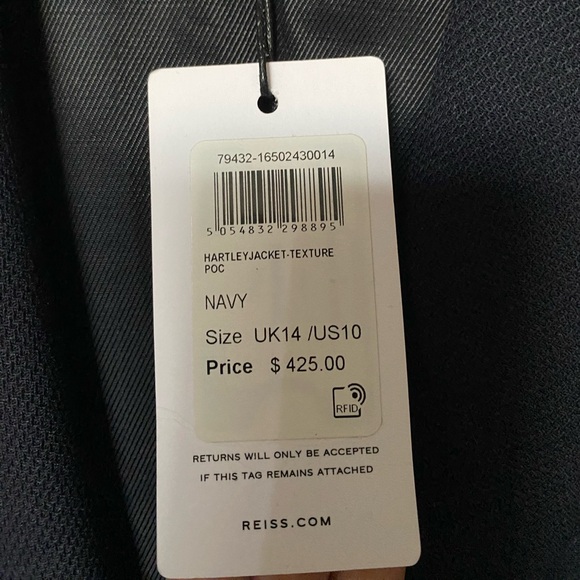 Reiss Navy Blazer - Picture 8 of 9